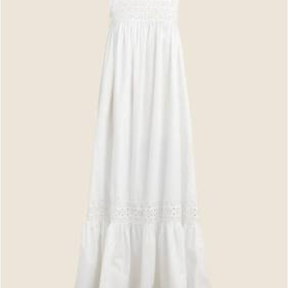 J. Crew Athena White Maxi Dress - Picture 5 of 6